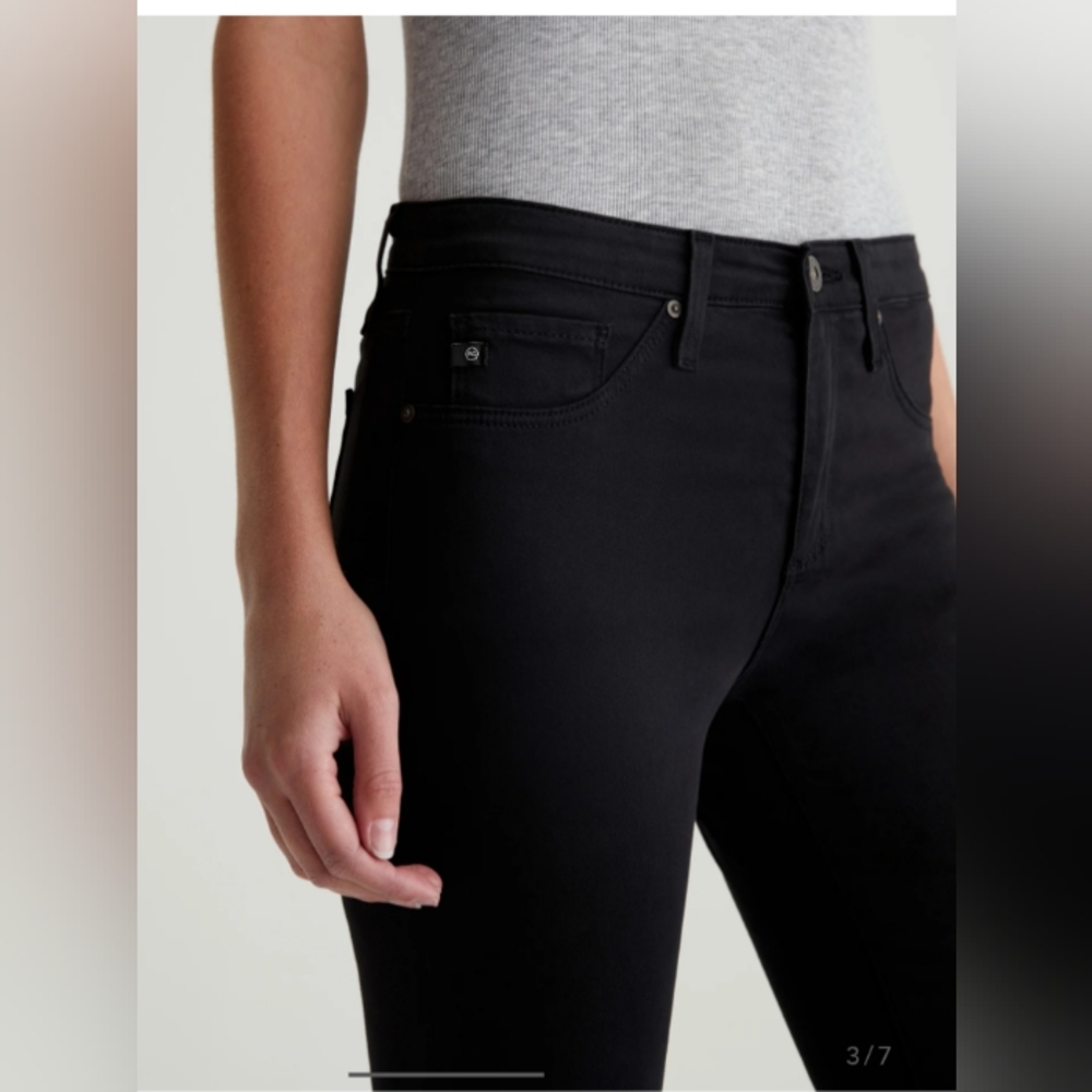 Ag Adriano Goldschmied, Charcoal Gray, Legging Ankle, Jeans, Size 26R